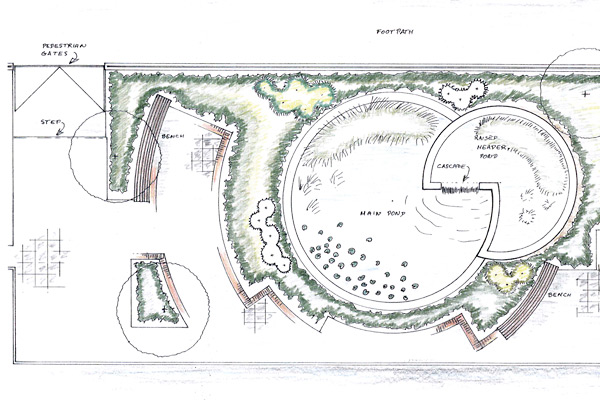 Public gardens need specific garden planning and construction