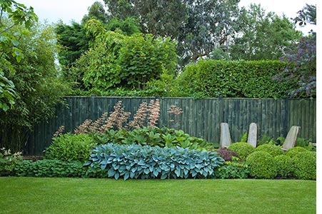The formal planting design gives structure to this family garden in Wicklow.