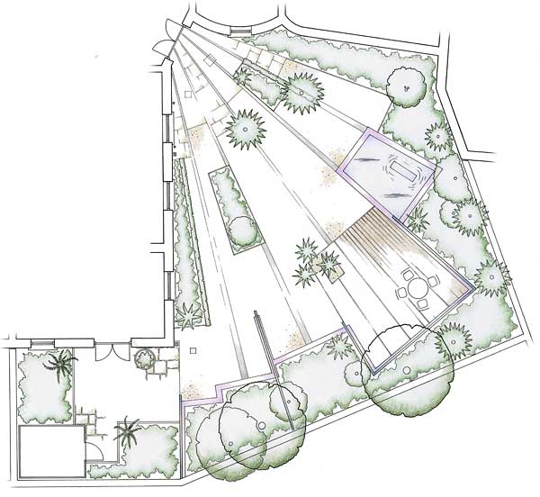 City garden design by Dublin garden designer Peter O’Brien